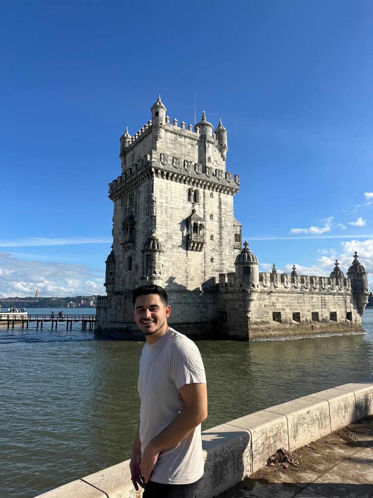 Yasir at Belém Tower